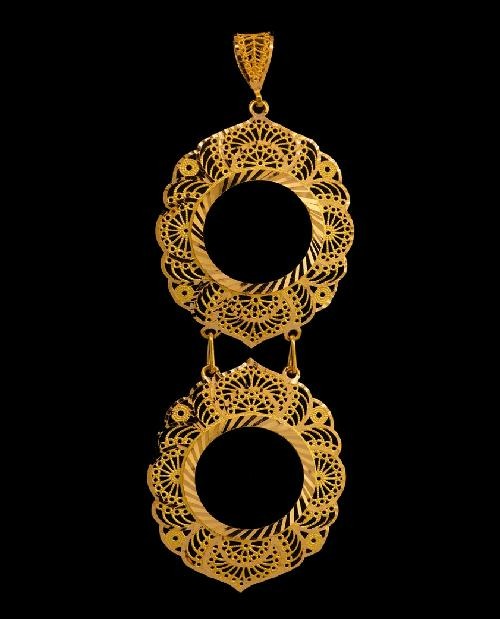 21K GOLD COIN FRAME